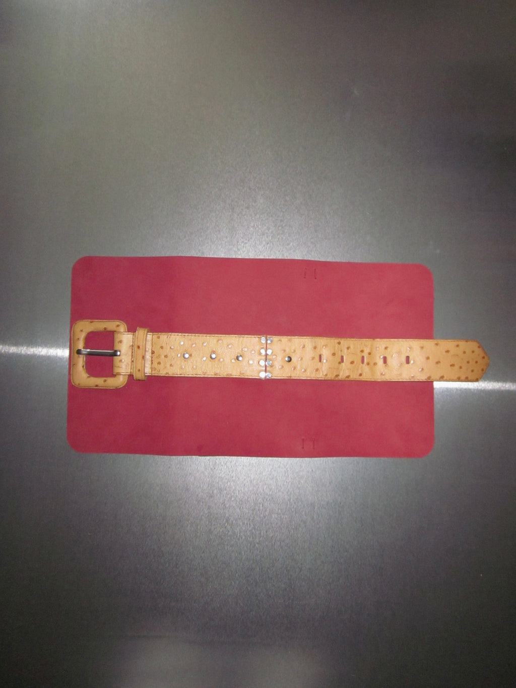 Belted No. 03 — Ostrich Red